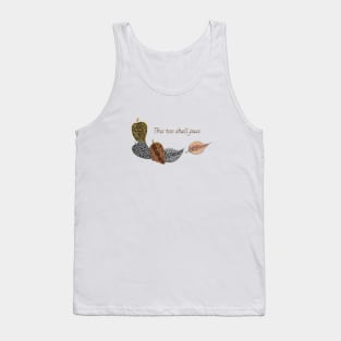 This Too Shall Pass Falling Leaves Supportive Print Tank Top